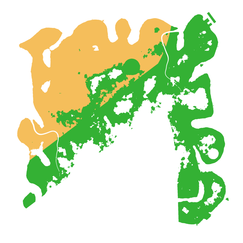 Biome Rust Map: Procedural Map, Size: 4000, Seed: 88590463