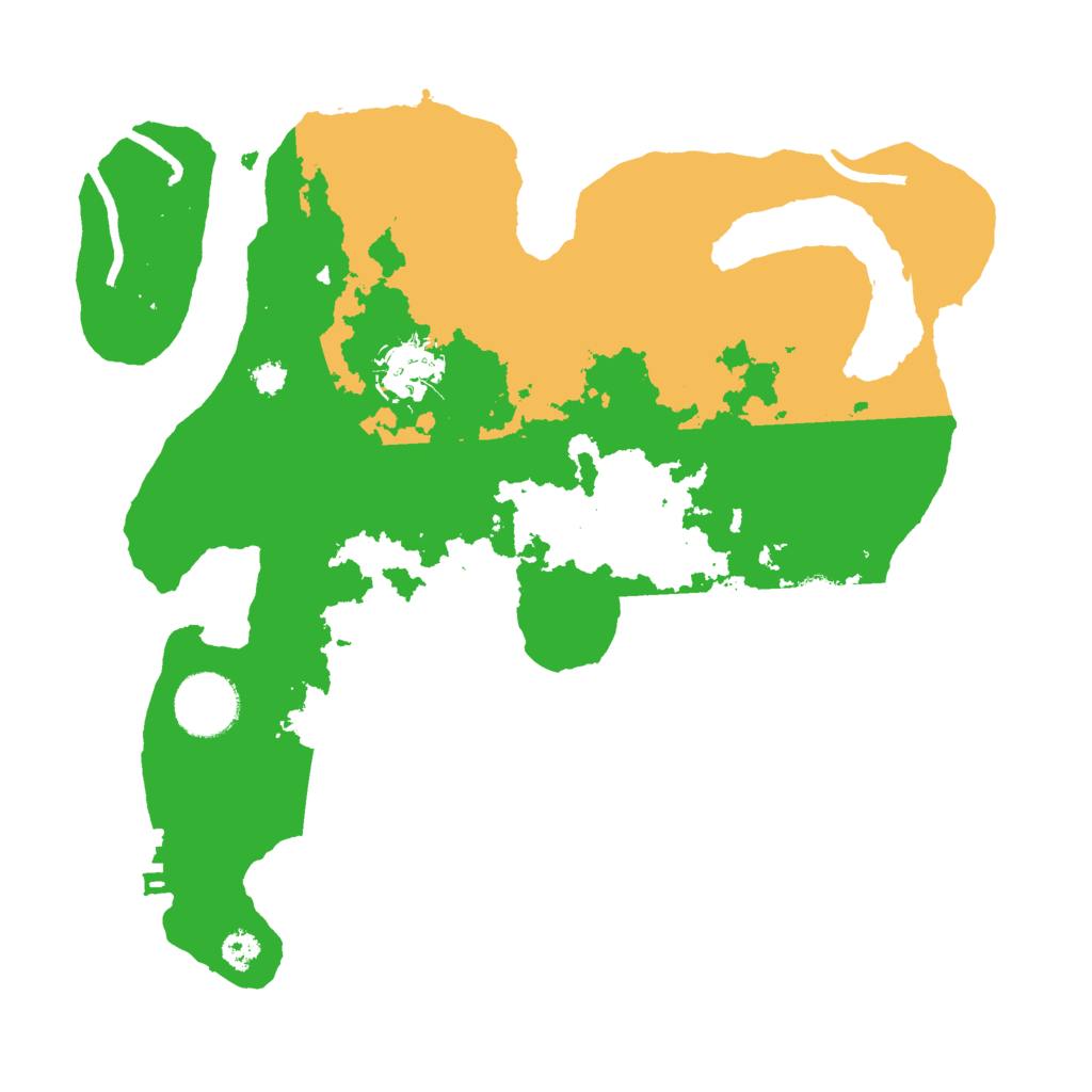 Biome Rust Map: Procedural Map, Size: 3000, Seed: 1369393887