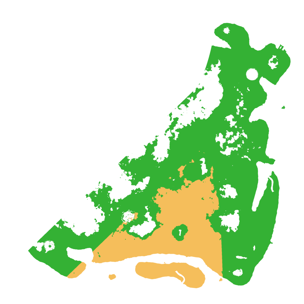 Biome Rust Map: Procedural Map, Size: 4500, Seed: 741296494