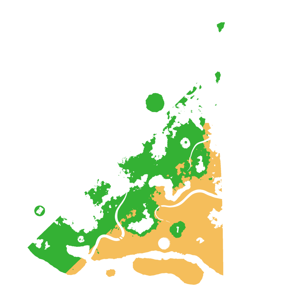 Biome Rust Map: Procedural Map, Size: 4500, Seed: 741296494