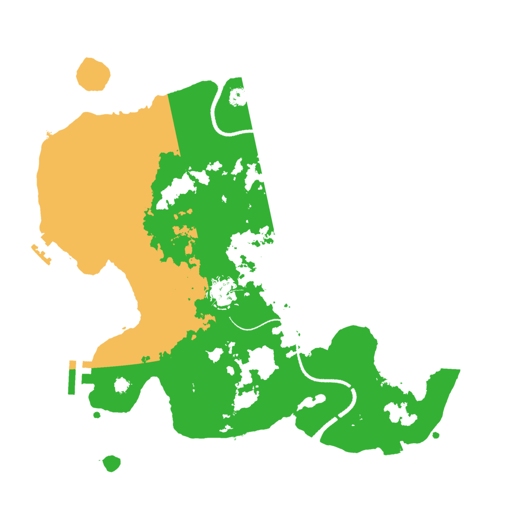 Biome Rust Map: Procedural Map, Size: 3000, Seed: 211094504