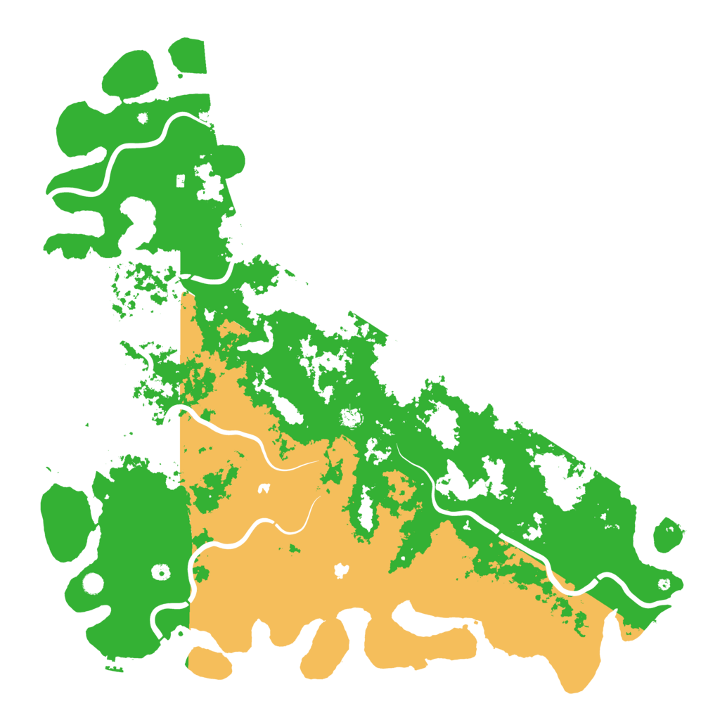 Biome Rust Map: Procedural Map, Size: 6000, Seed: 2130034