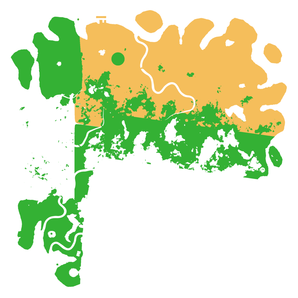 Biome Rust Map: Procedural Map, Size: 6000, Seed: 59358424
