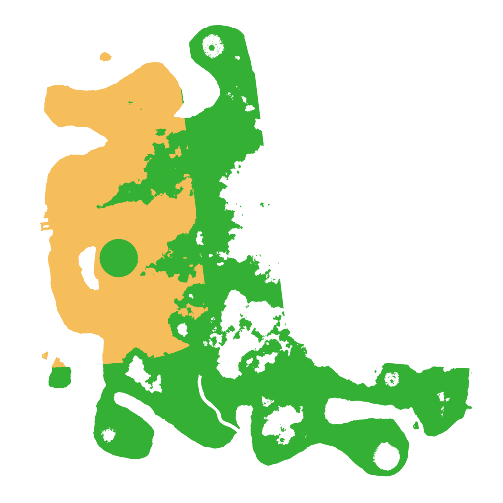 Biome Rust Map: Procedural Map, Size: 3500, Seed: 1170611