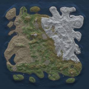 Thumbnail Rust Map: Procedural Map, Size: 4250, Seed: 1095217901, 18 Monuments