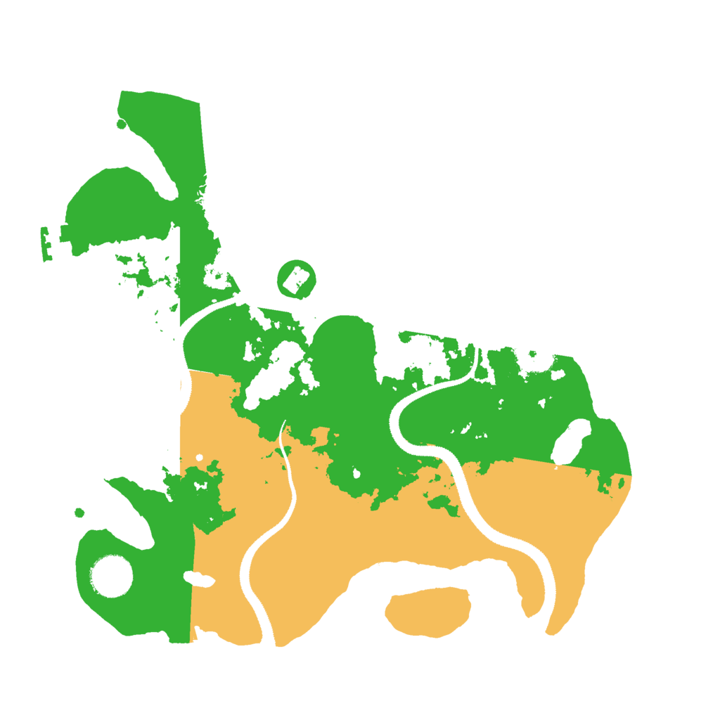 Biome Rust Map: Procedural Map, Size: 3000, Seed: 2081254049