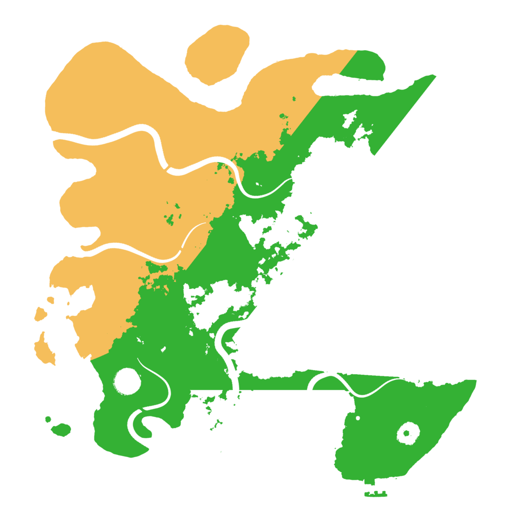 Biome Rust Map: Procedural Map, Size: 3500, Seed: 687020666