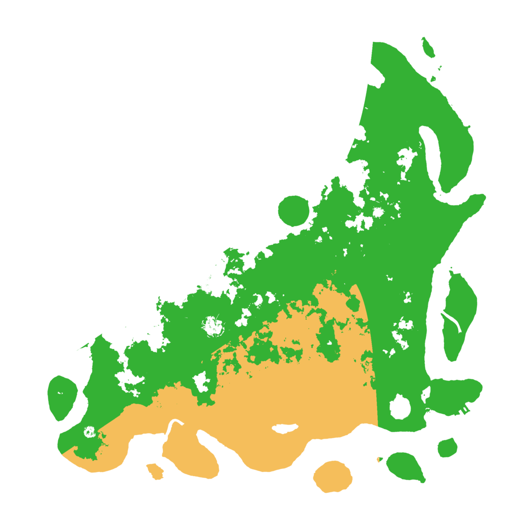 Biome Rust Map: Procedural Map, Size: 4500, Seed: 326335217