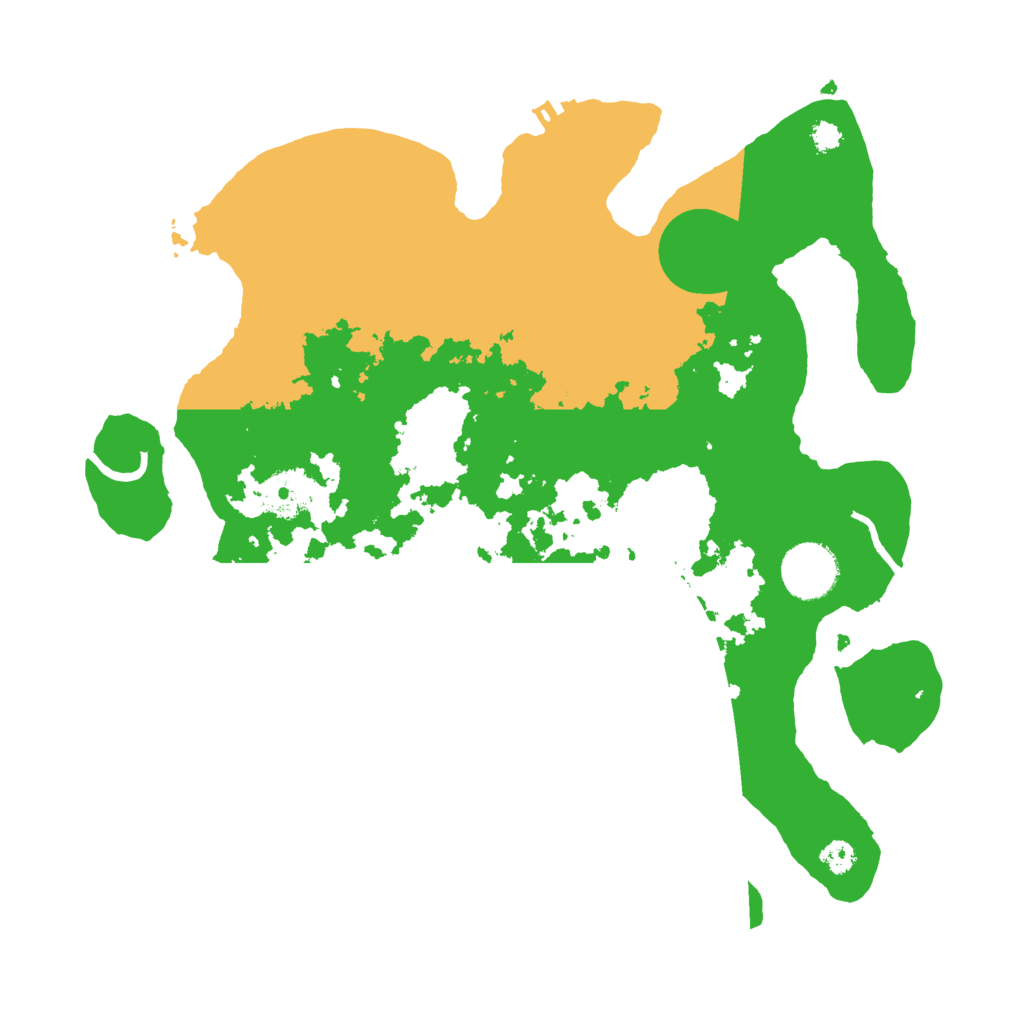 Biome Rust Map: Procedural Map, Size: 3200, Seed: 51467