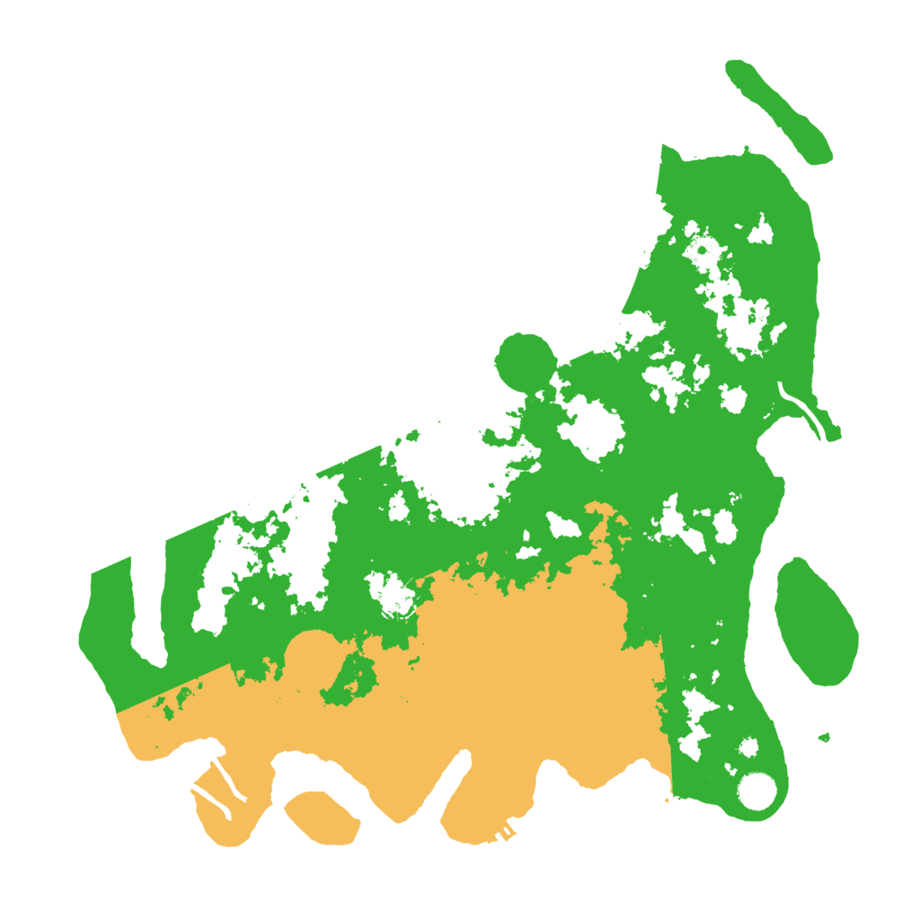 Biome Rust Map: Procedural Map, Size: 4250, Seed: 24399