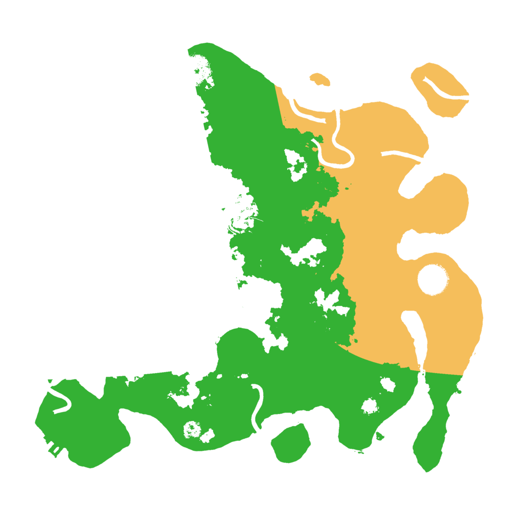 Biome Rust Map: Procedural Map, Size: 3000, Seed: 700612557