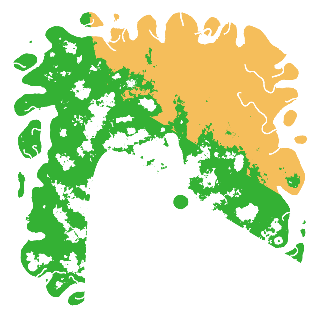 Biome Rust Map: Procedural Map, Size: 6000, Seed: 2134674567