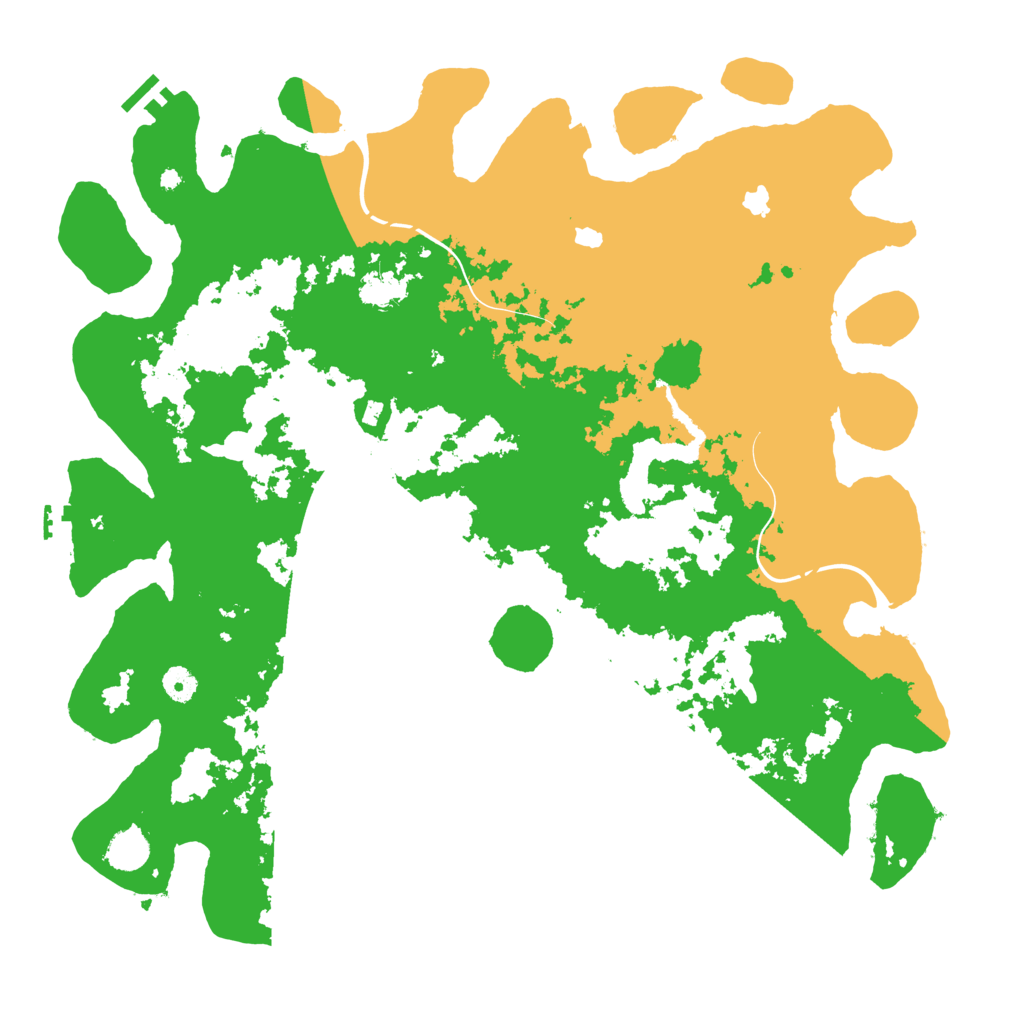 Biome Rust Map: Procedural Map, Size: 4500, Seed: 171527632