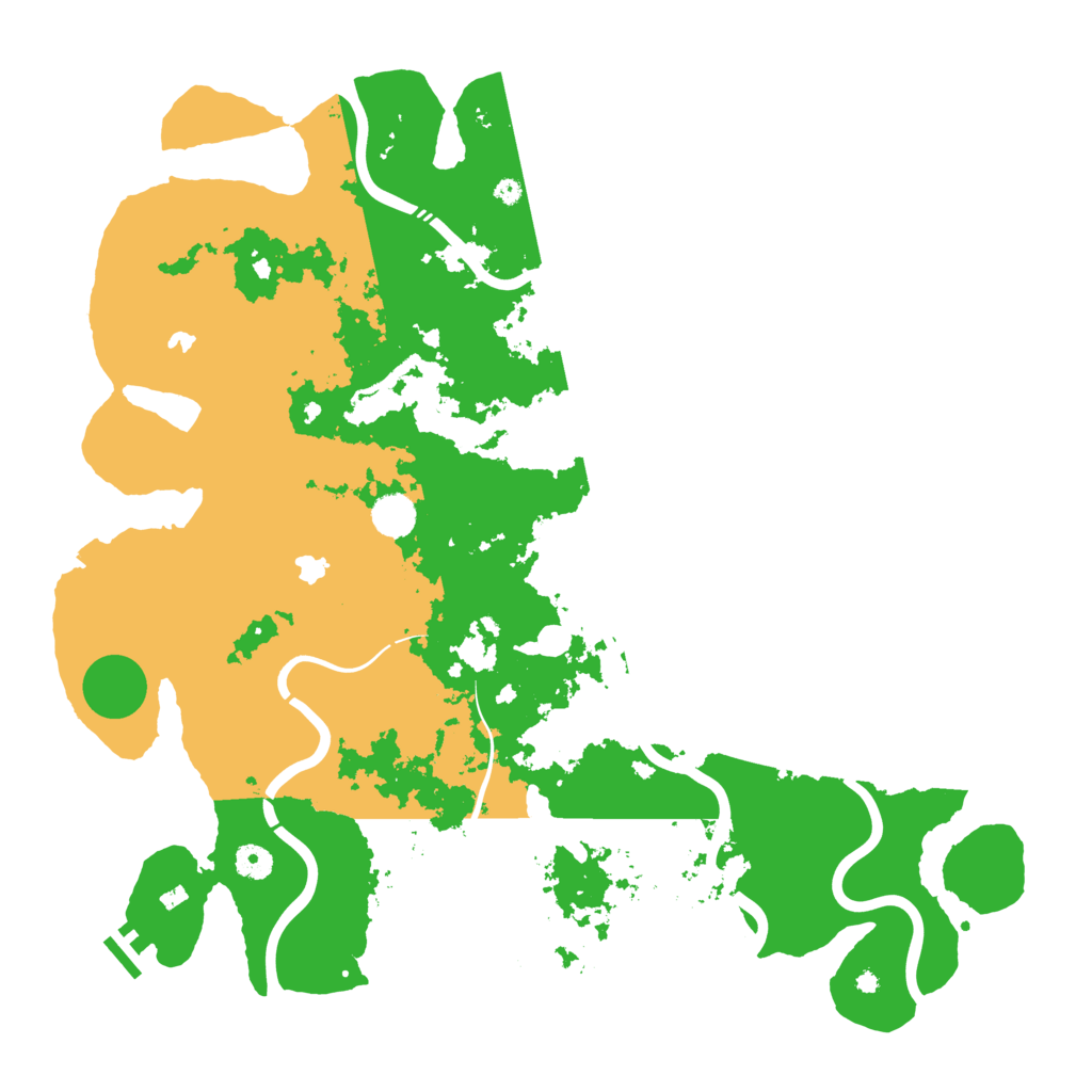 Biome Rust Map: Procedural Map, Size: 4500, Seed: 211094504