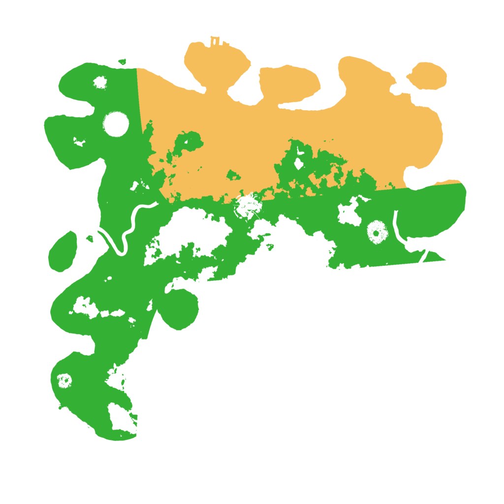 Biome Rust Map: Procedural Map, Size: 3500, Seed: 9070749