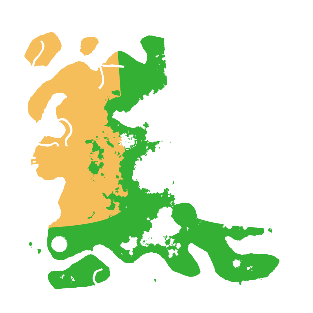 Biome Rust Map: Procedural Map, Size: 3500, Seed: 1734547894