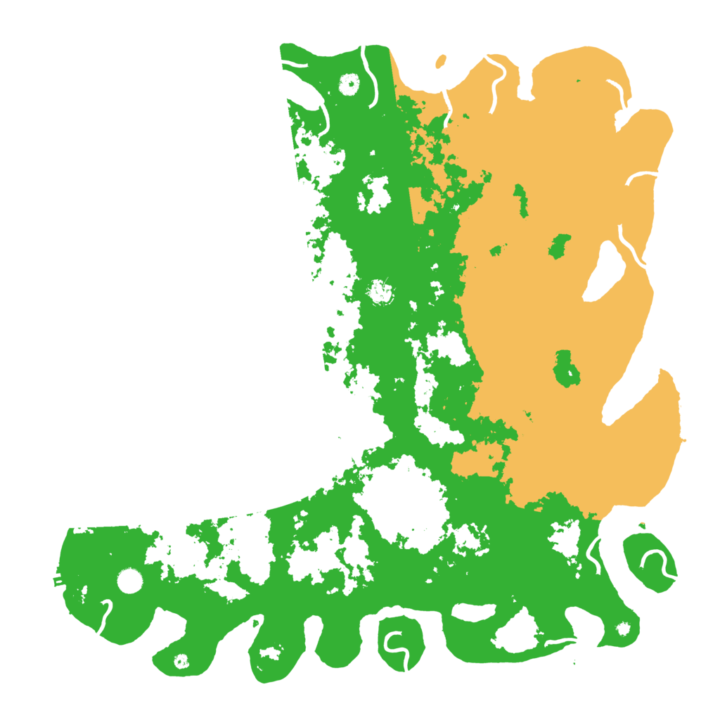 Biome Rust Map: Procedural Map, Size: 5000, Seed: 12863797