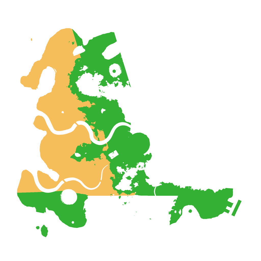Biome Rust Map: Procedural Map, Size: 3100, Seed: 1943609668