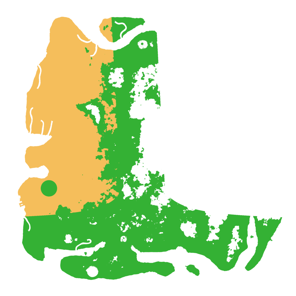 Biome Rust Map: Procedural Map, Size: 4800, Seed: 797878584