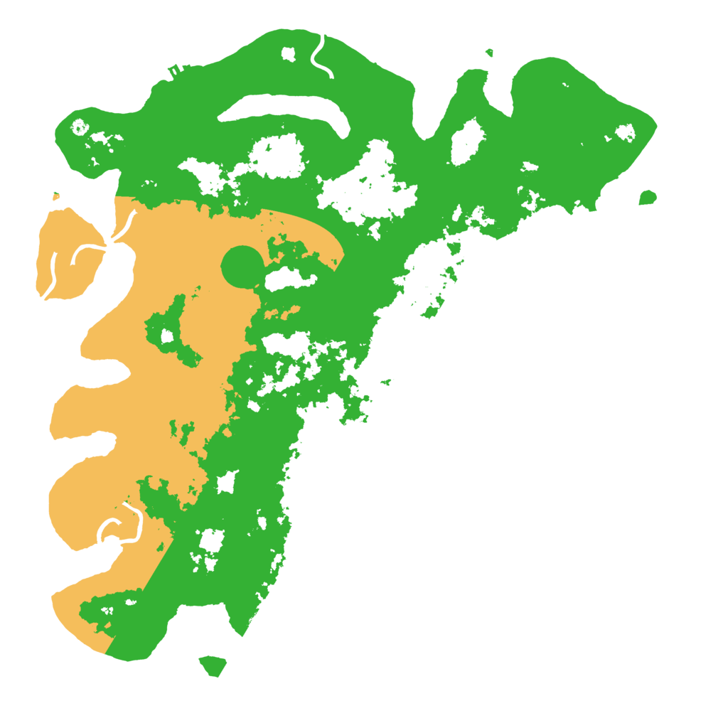 Biome Rust Map: Procedural Map, Size: 4500, Seed: 1244004177
