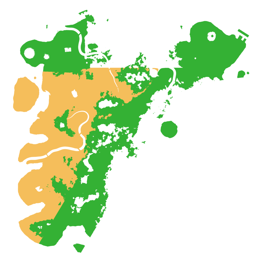 Biome Rust Map: Procedural Map, Size: 4500, Seed: 1244004177