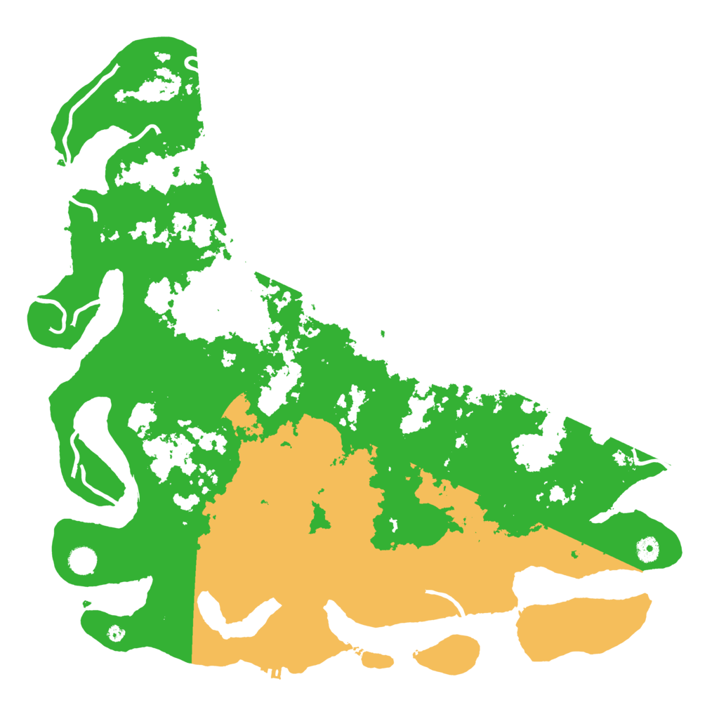 Biome Rust Map: Procedural Map, Size: 4500, Seed: 844825403