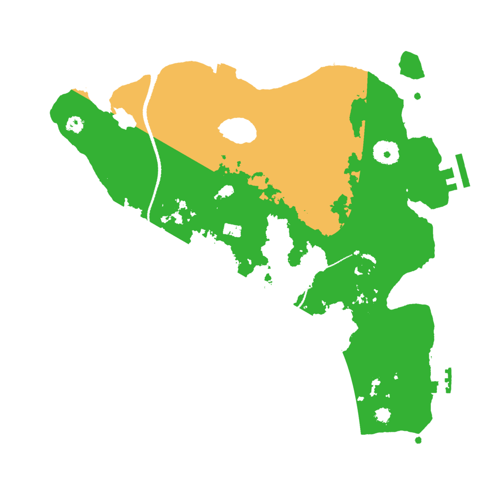 Biome Rust Map: Procedural Map, Size: 3000, Seed: 30576