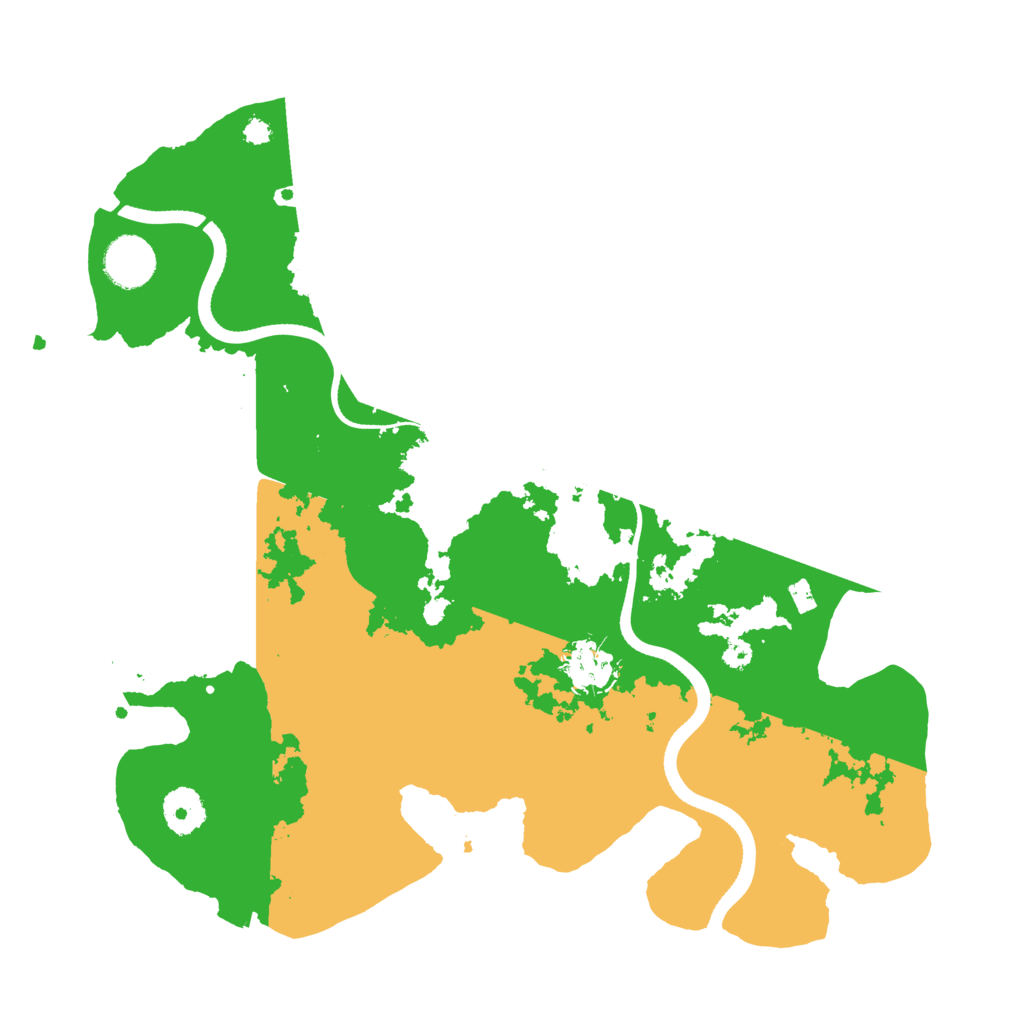 Biome Rust Map: Procedural Map, Size: 3500, Seed: 1538315725