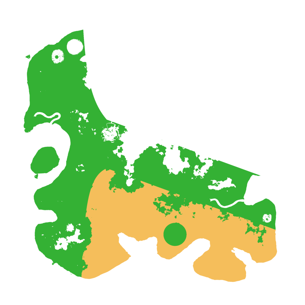 Biome Rust Map: Procedural Map, Size: 3500, Seed: 1538315725