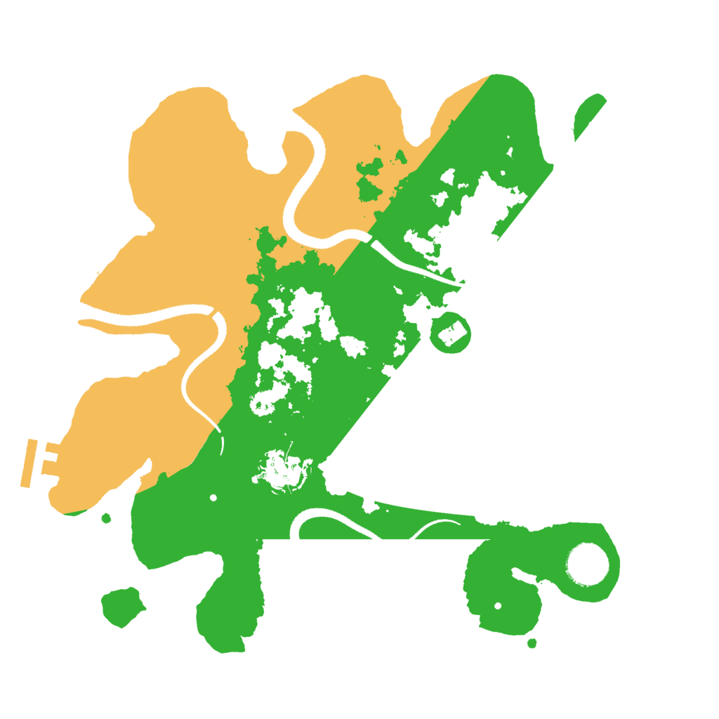 Biome Rust Map: Procedural Map, Size: 3000, Seed: 318364578