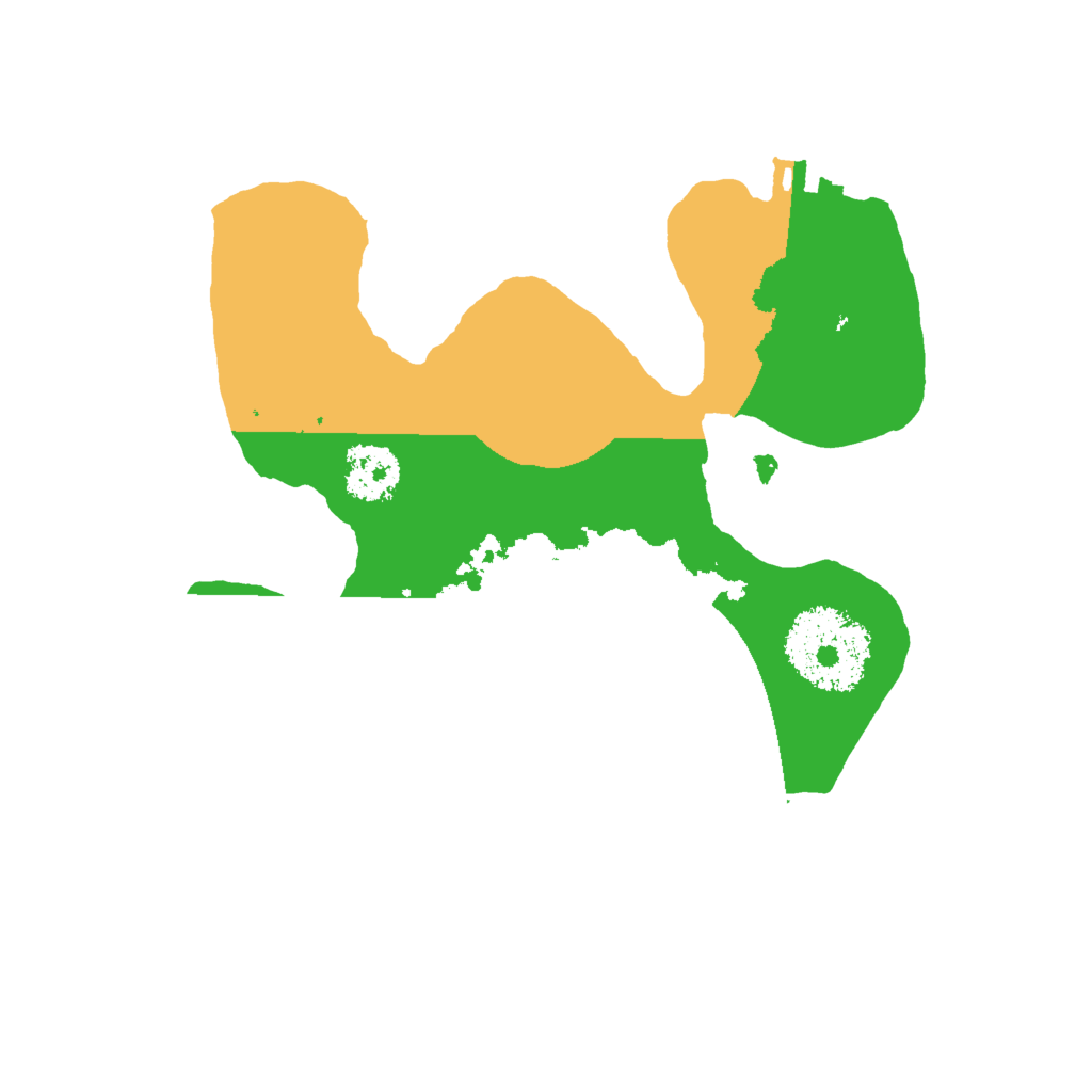 Biome Rust Map: Procedural Map, Size: 2000, Seed: 207003242