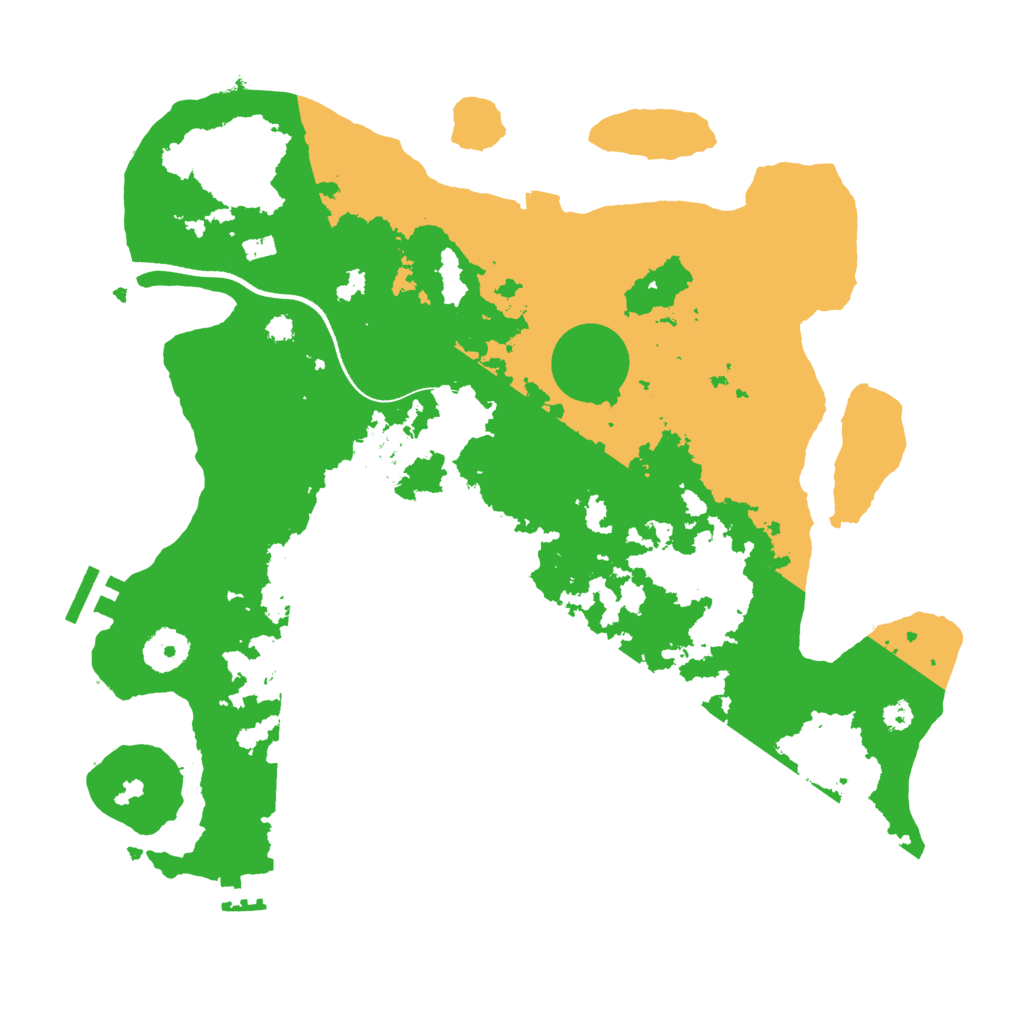 Biome Rust Map: Procedural Map, Size: 3500, Seed: 1165712345