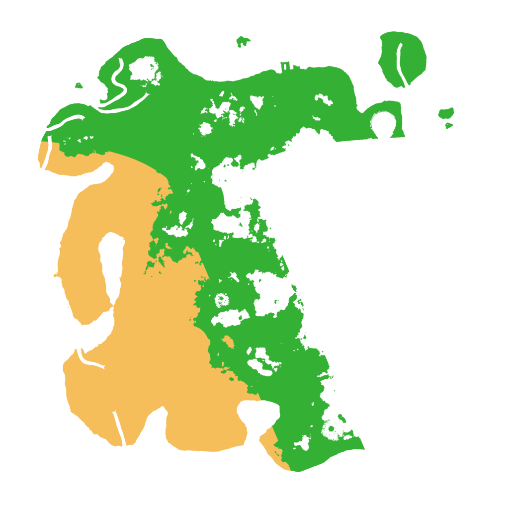 Biome Rust Map: Procedural Map, Size: 3600, Seed: 2108379128