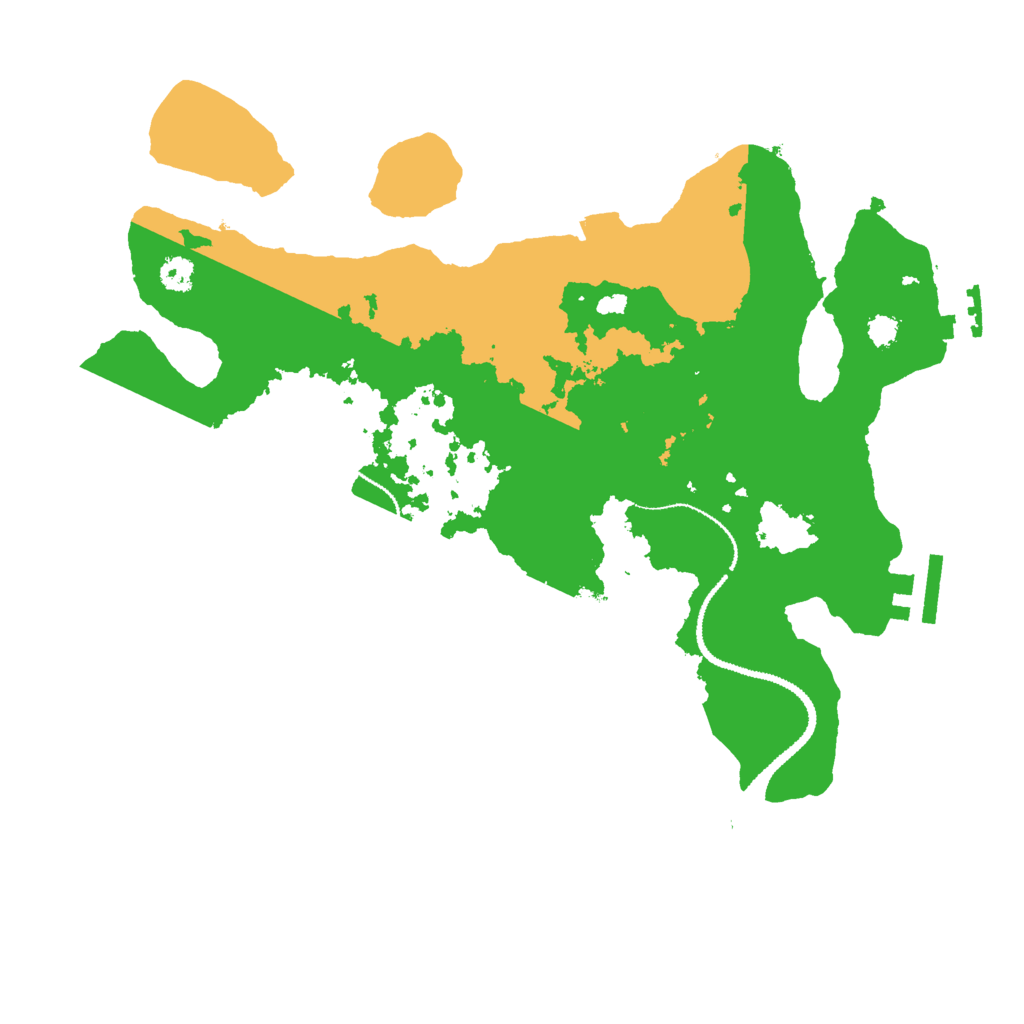 Biome Rust Map: Procedural Map, Size: 3000, Seed: 9989899