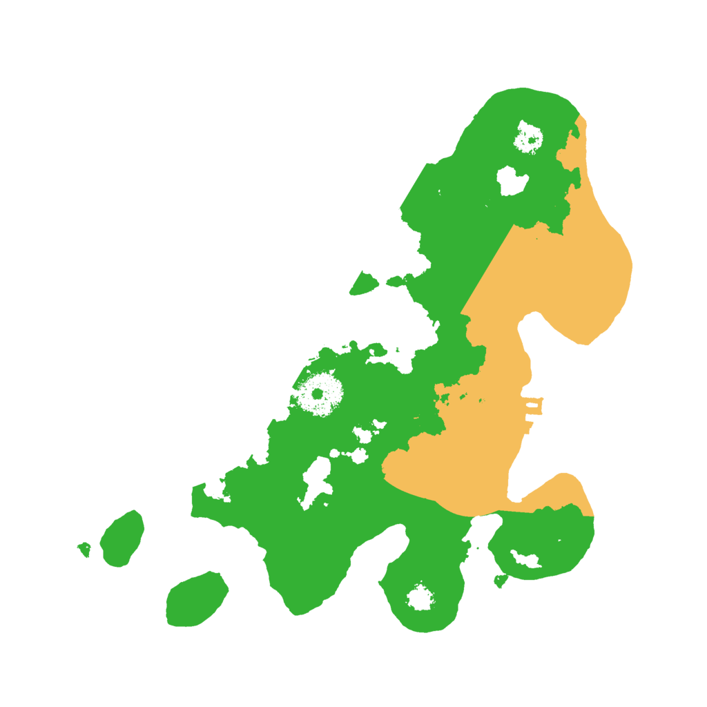 Biome Rust Map: Procedural Map, Size: 2500, Seed: 745266618