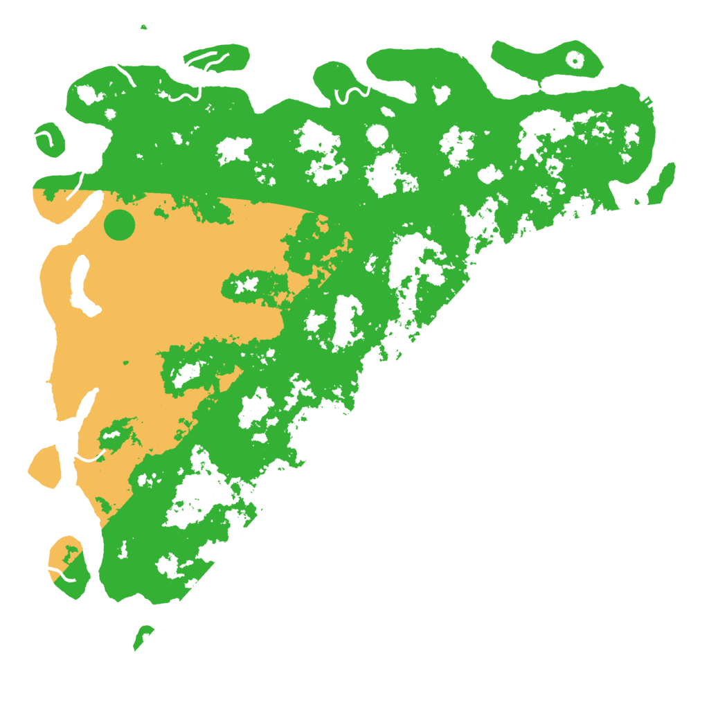 Biome Rust Map: Procedural Map, Size: 6000, Seed: 1653245