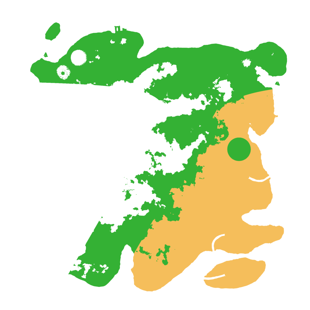 Biome Rust Map: Procedural Map, Size: 3500, Seed: 155532671