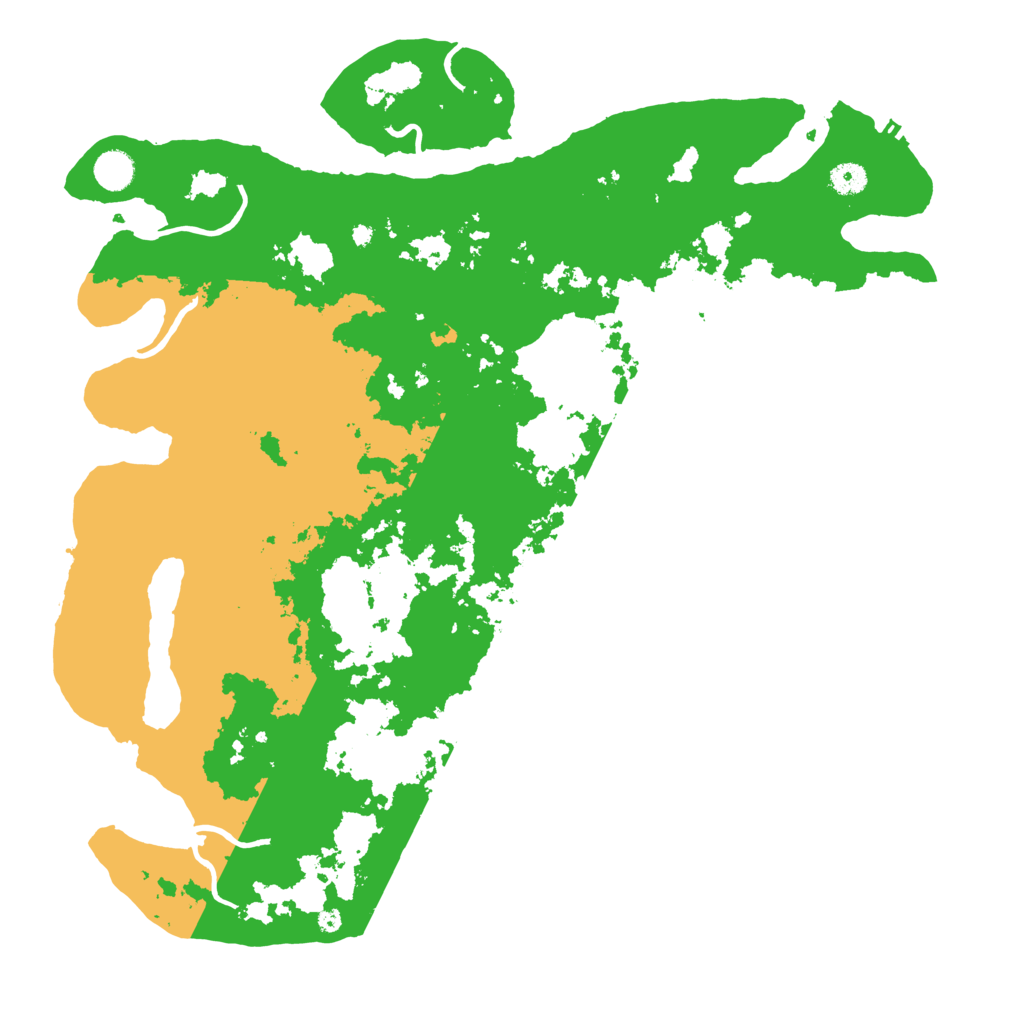 Biome Rust Map: Procedural Map, Size: 4500, Seed: 2015