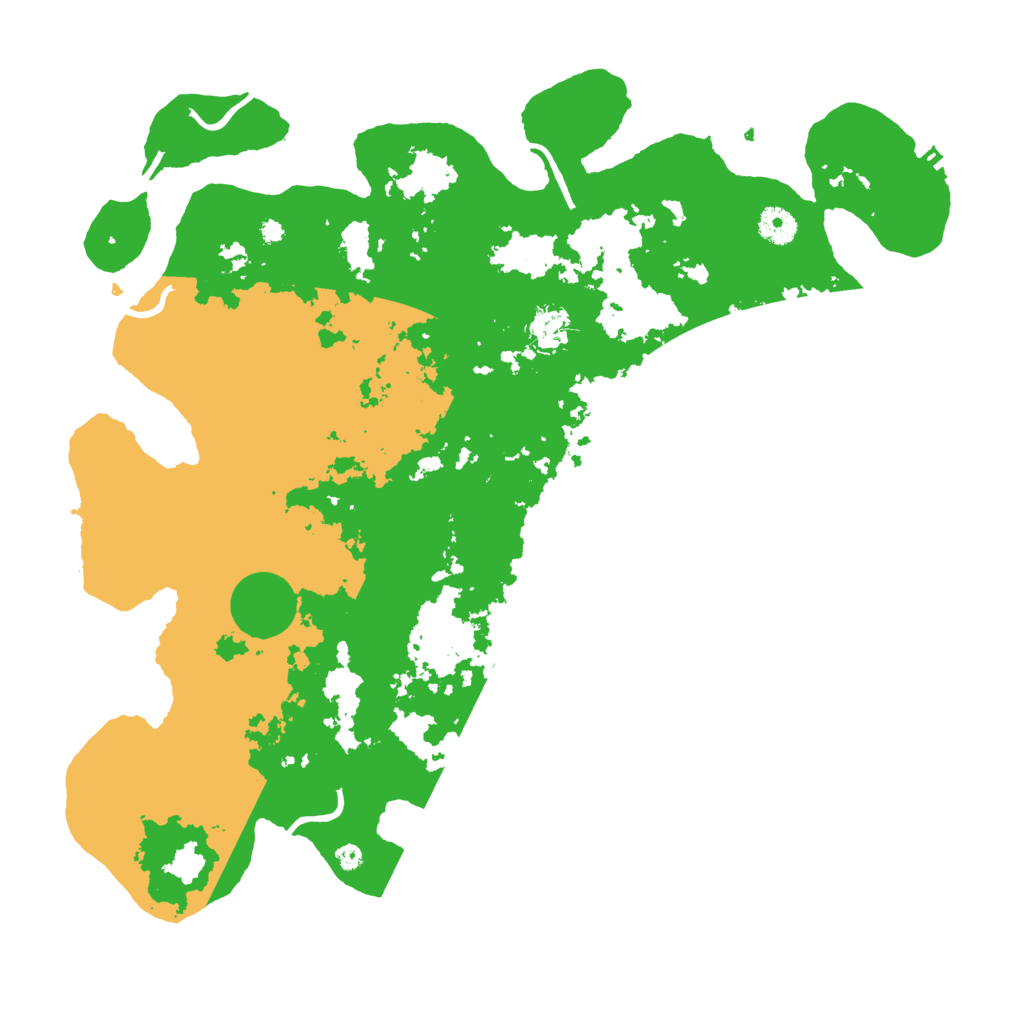 Biome Rust Map: Procedural Map, Size: 4096, Seed: 1975149978
