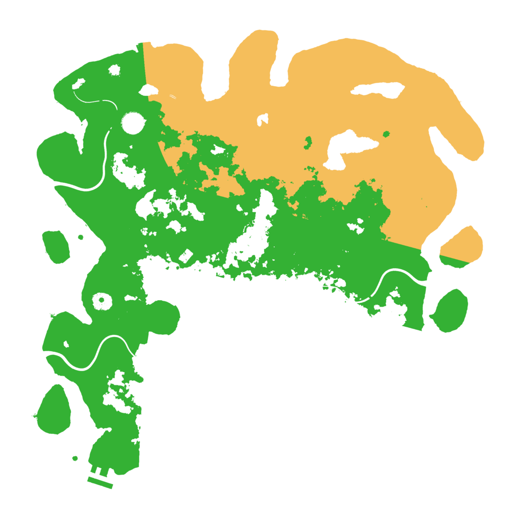 Biome Rust Map: Procedural Map, Size: 4100, Seed: 26230