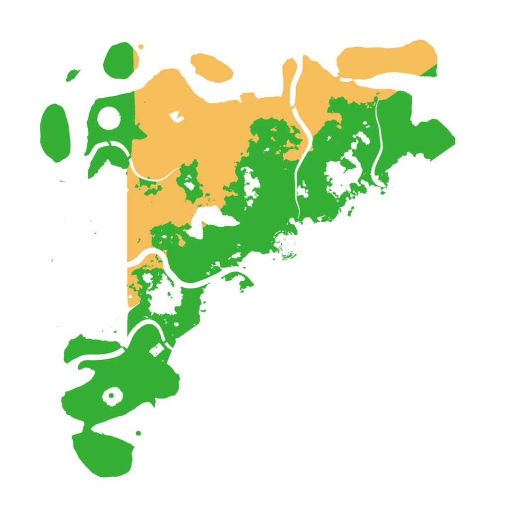 Biome Rust Map: Procedural Map, Size: 4000, Seed: 587653258