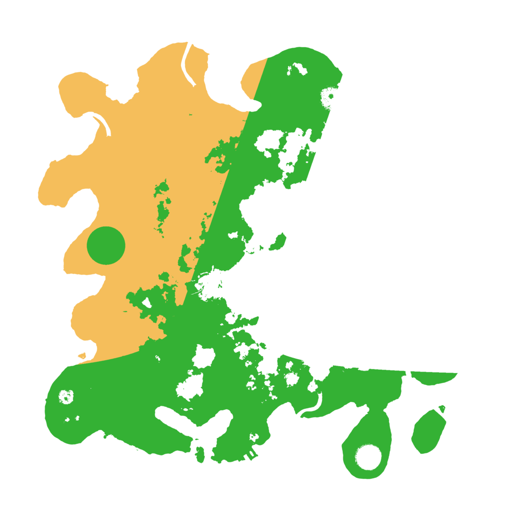 Biome Rust Map: Procedural Map, Size: 3500, Seed: 102504654