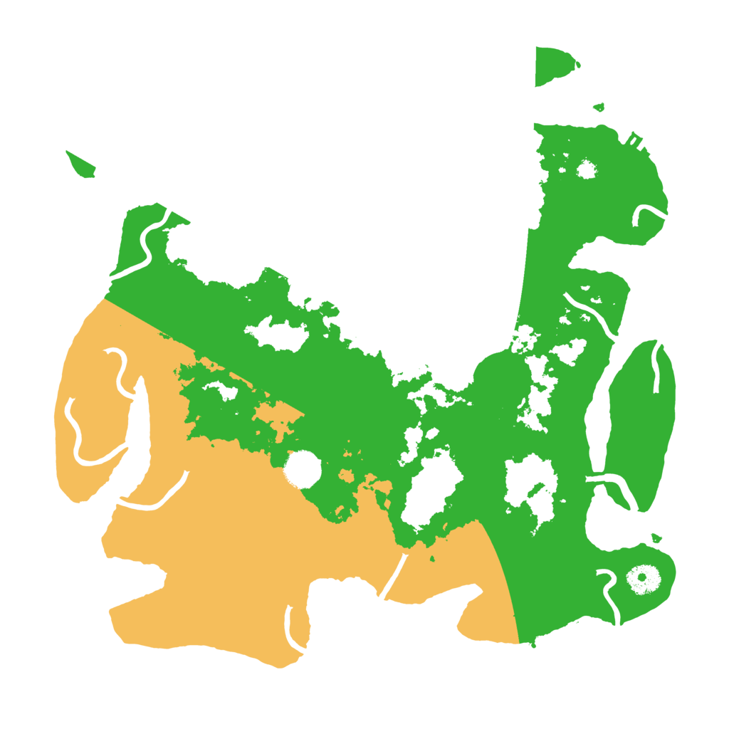 Biome Rust Map: Procedural Map, Size: 3500, Seed: 1944710467