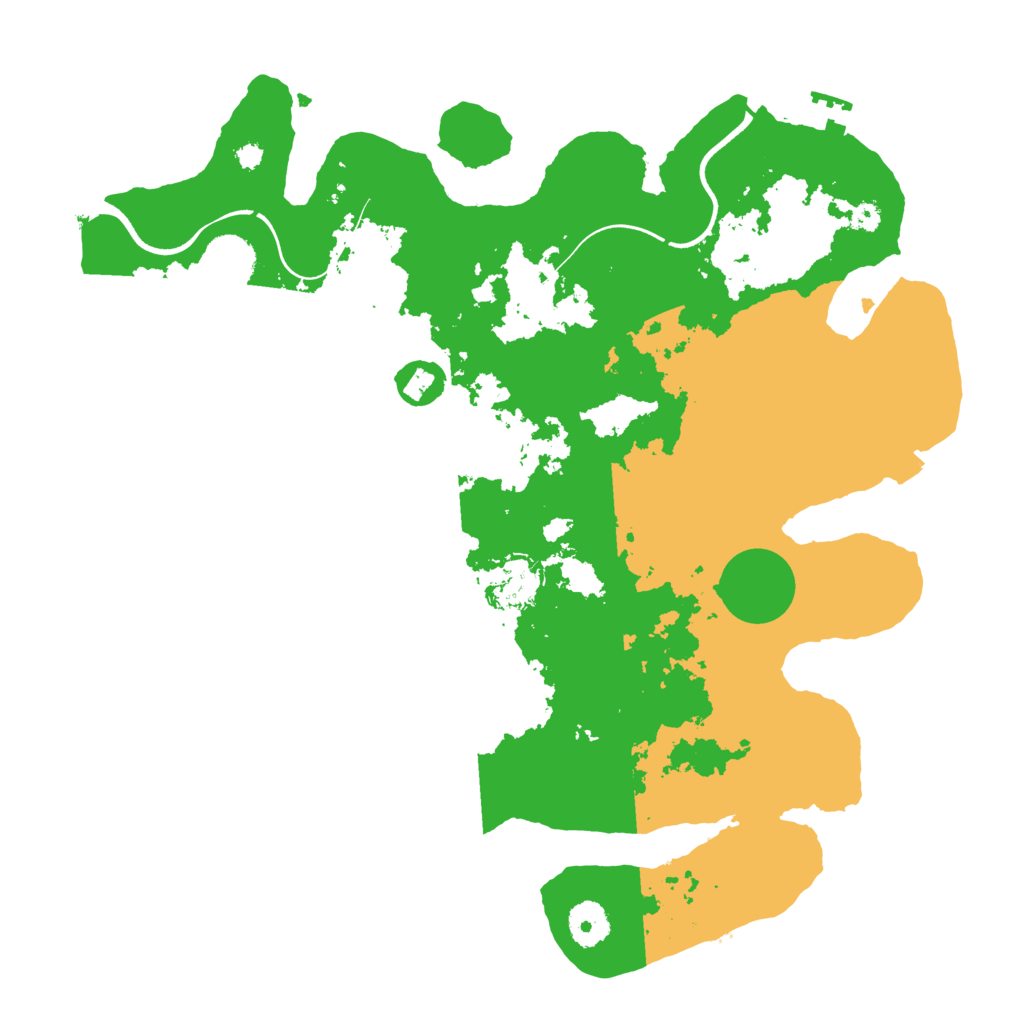 Biome Rust Map: Procedural Map, Size: 3600, Seed: 641591044