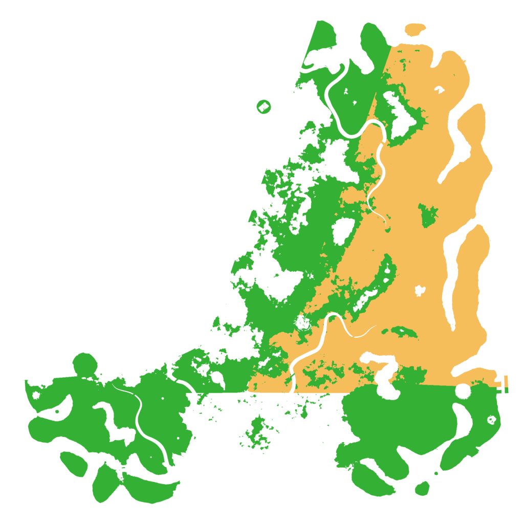 Biome Rust Map: Procedural Map, Size: 6000, Seed: 8164123