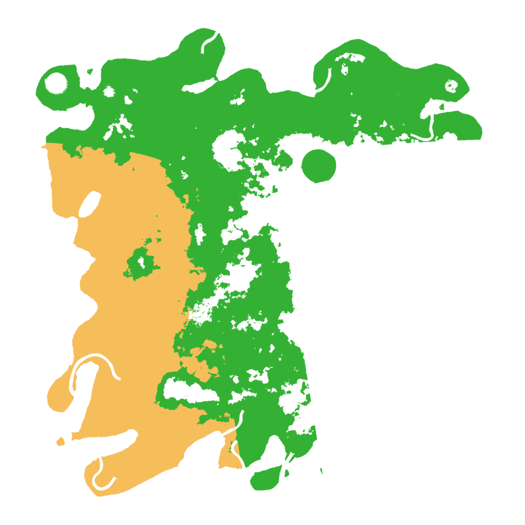 Biome Rust Map: Procedural Map, Size: 4300, Seed: 1005968064