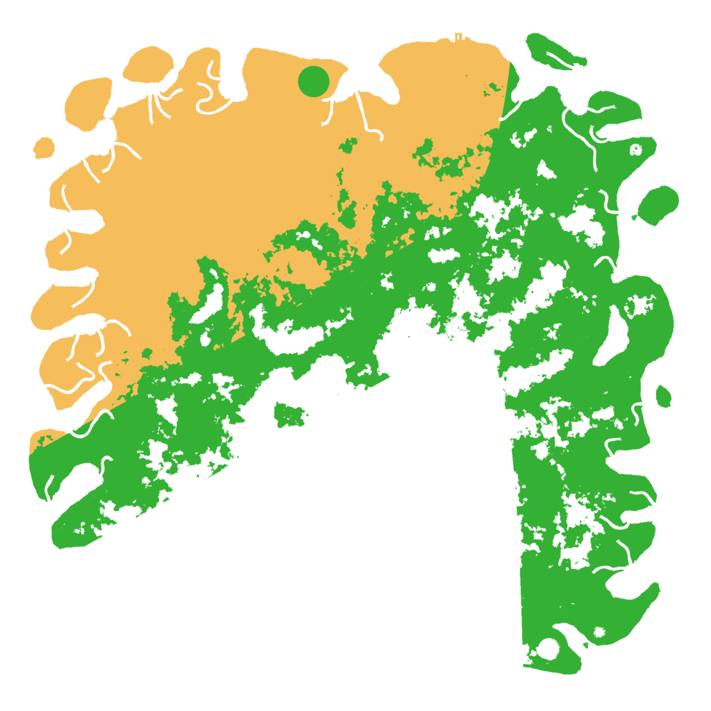Biome Rust Map: Procedural Map, Size: 6000, Seed: 406024322