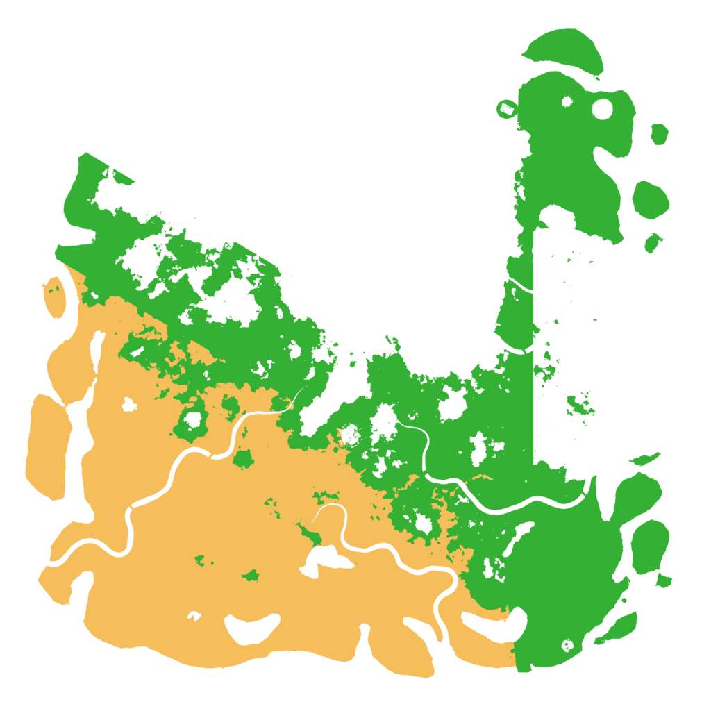 Biome Rust Map: Procedural Map, Size: 6000, Seed: 11041980