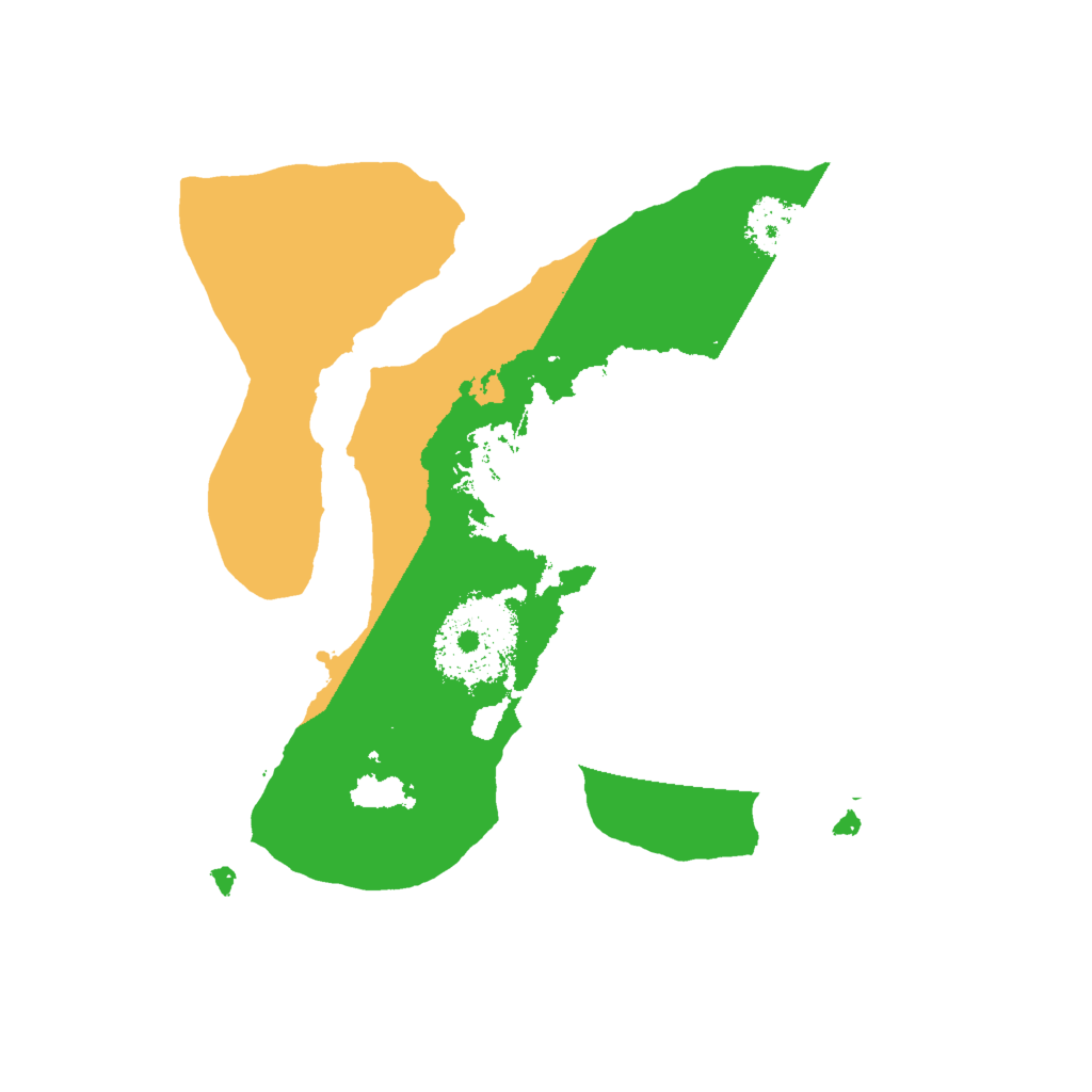 Biome Rust Map: Procedural Map, Size: 2000, Seed: 311