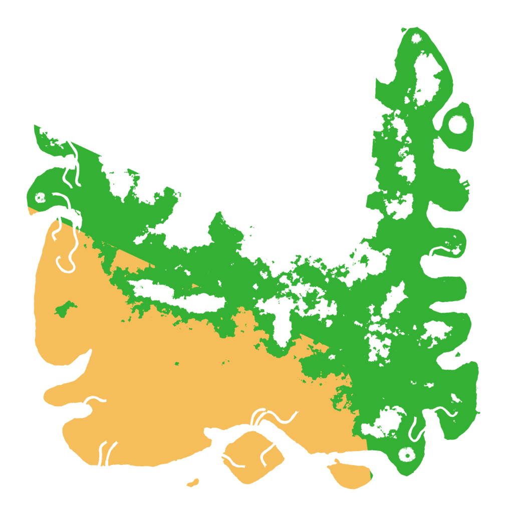 Biome Rust Map: Procedural Map, Size: 5000, Seed: 1993327232